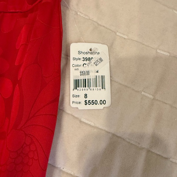 Shoshanna red satin dress 💃🏽 Size 8 NWT! - Picture 6 of 7